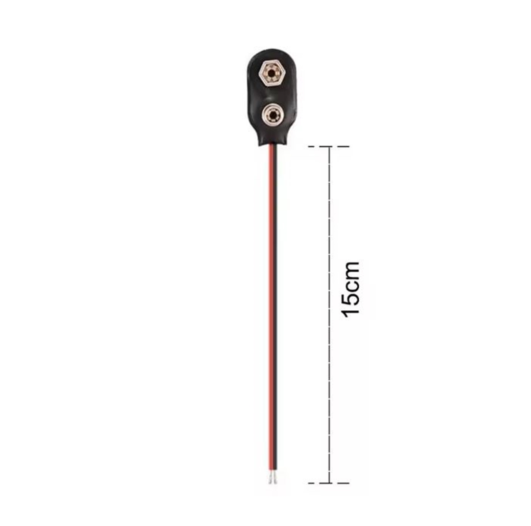 conector de Clip de batería tipo T de 9V
