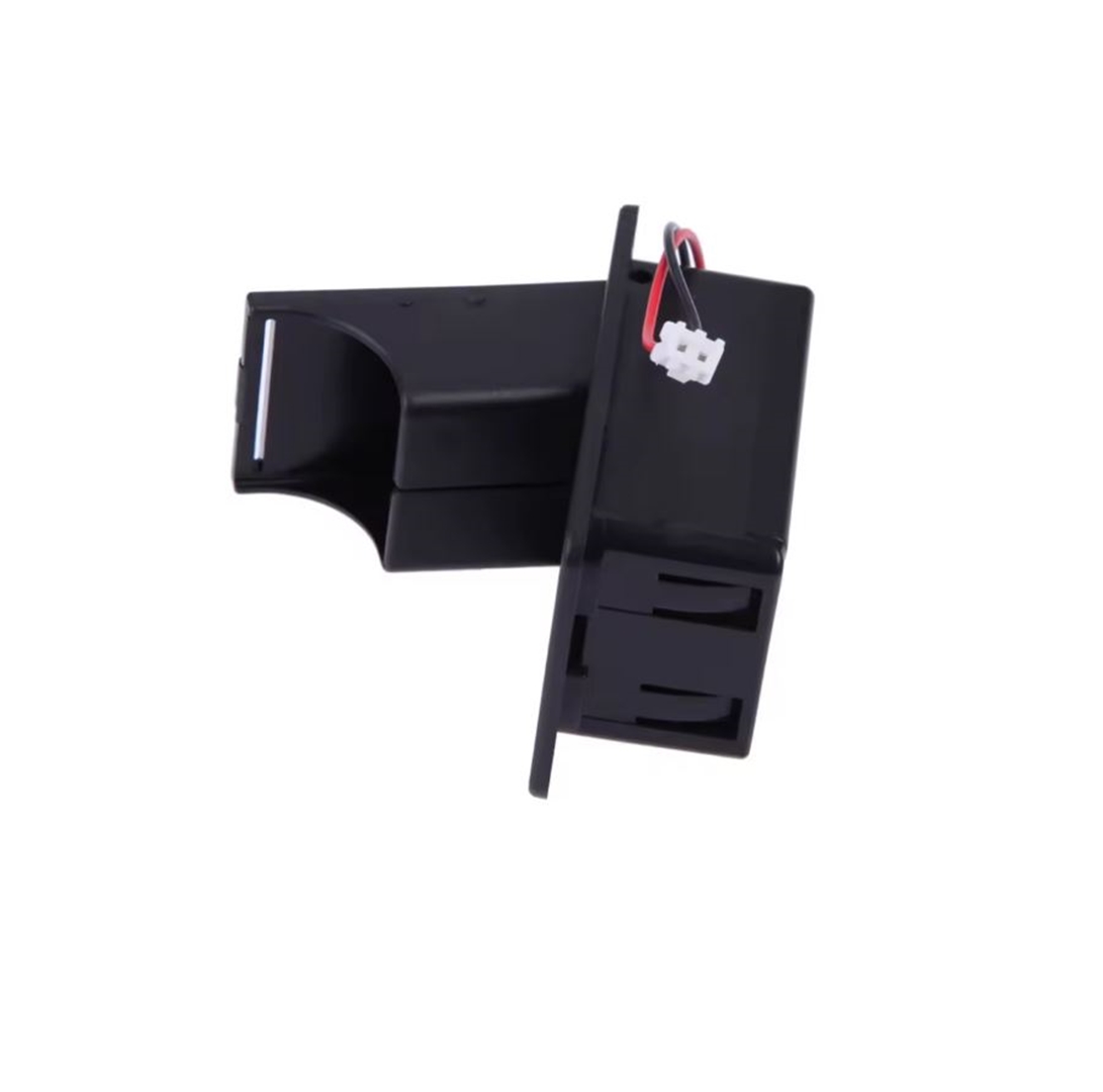 Caja con soporte para batería de 9V, cubierta para guitarra, bajo, ukelele