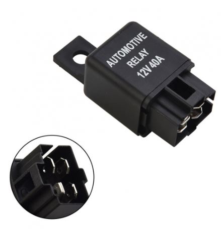 Relay 12V, 40a para ramal de cables neblineros