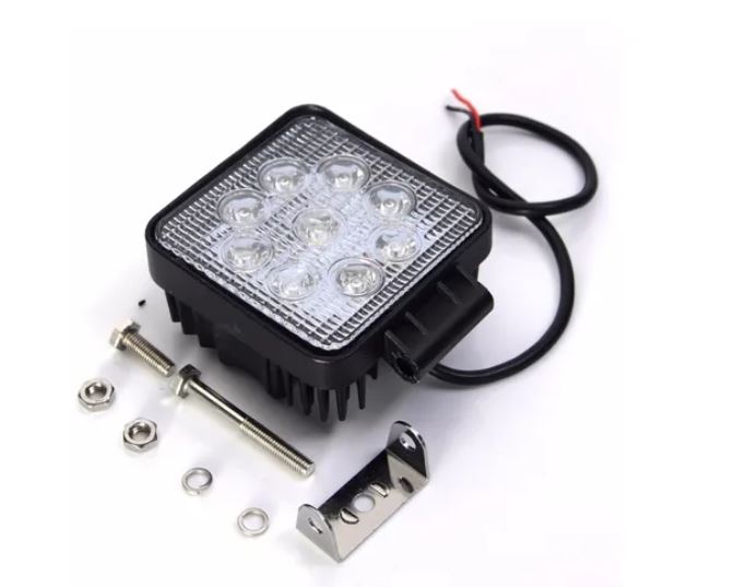 Neblinero Cuadrados,  9 Led ,  27w  2 unidades  (Par)