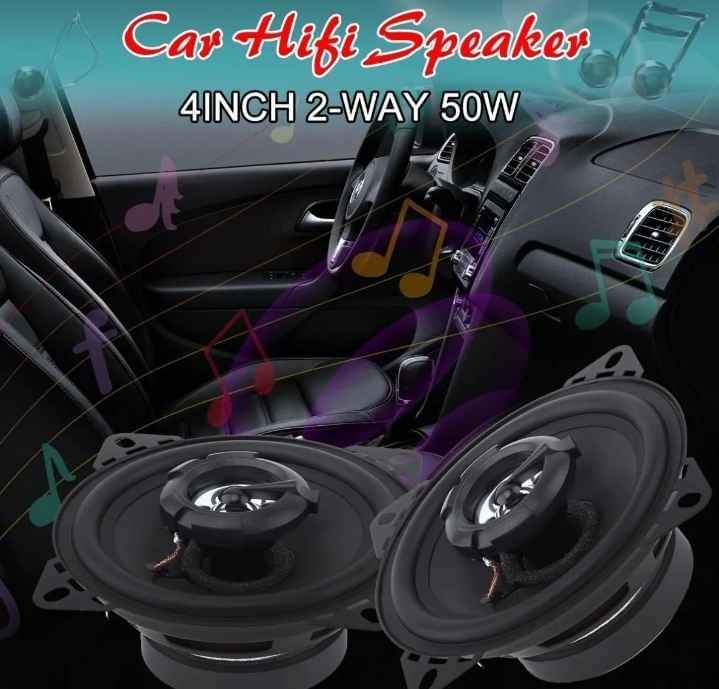 Parlantes de 10 cm ,50w max , kit 2 parlantes