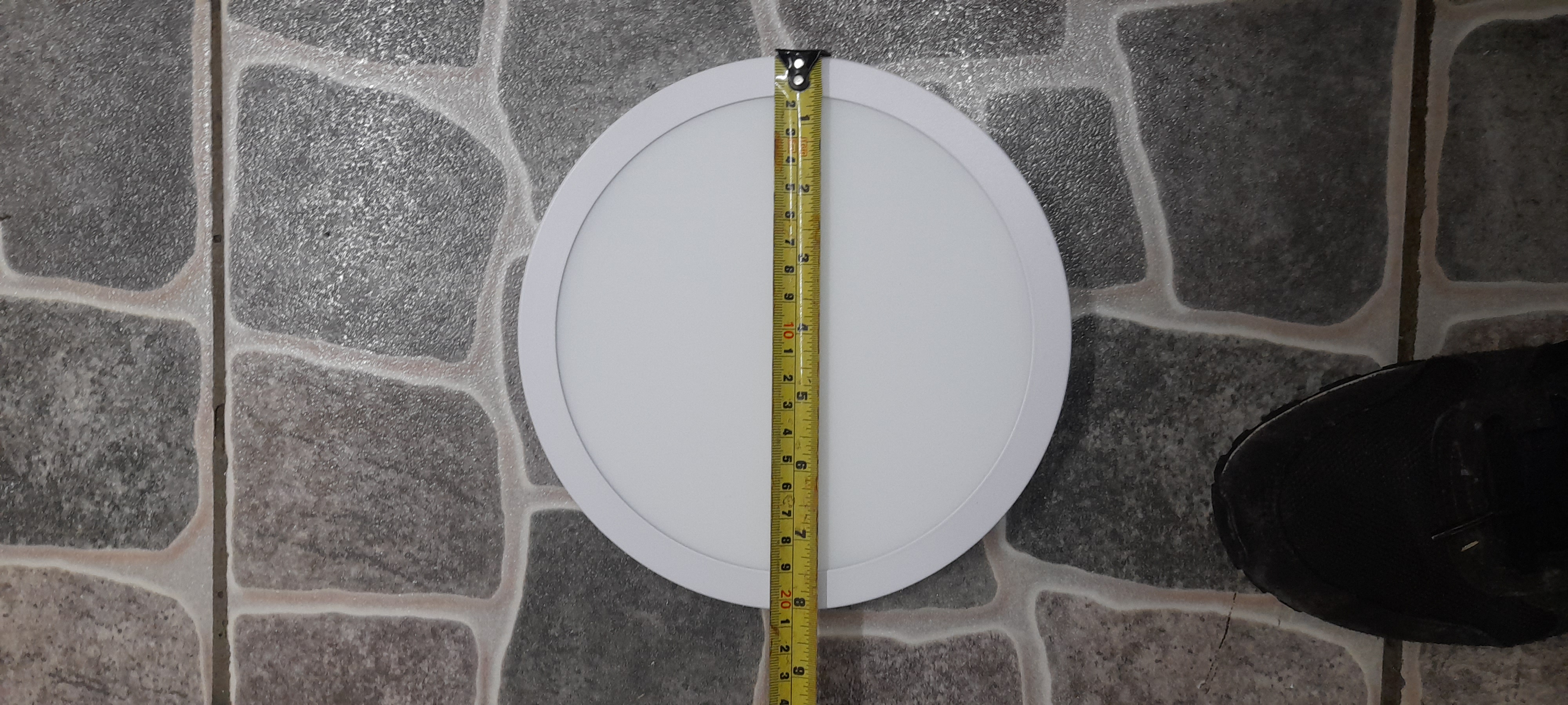 Foco Panel Plafón Led 18W  ,Sobrepuesto Redondo Luz Frio 6000k
