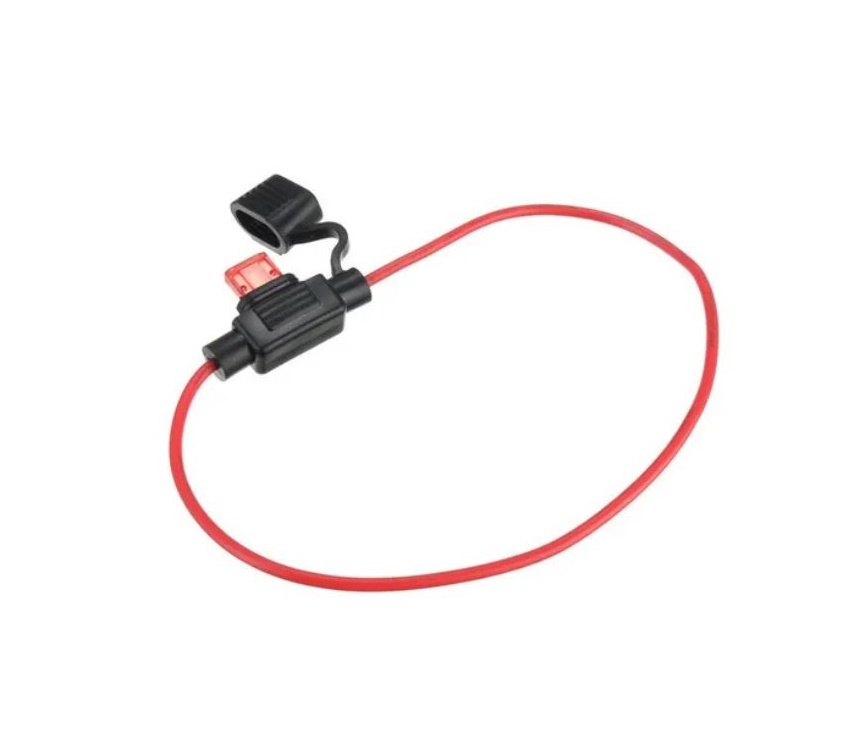 Porta Fusible Volante + Fusible de 10A automóvil